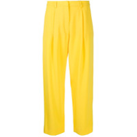 Kenzo Calça cintura alta - Amarelo