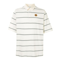 Kenzo Camisa polo com listras - Branco