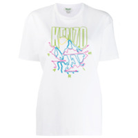 Kenzo Camiseta com bordado - Branco