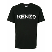 Kenzo Camiseta com estampa de logo - Preto