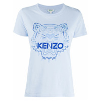 Kenzo Camiseta com estampa de tigre - Roxo