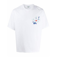 Kenzo Camiseta com estampa floral - Branco