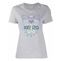 Kenzo Camiseta com estampa Tiger - Cinza