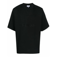 Kenzo Camiseta com logo bordado - Preto