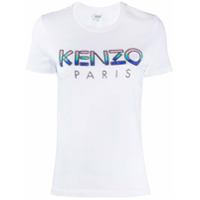 Kenzo Camiseta com paetês degradê - Branco