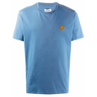 Kenzo Camiseta com patch de logo - Azul