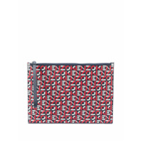 Kenzo Clutch com estampa de logo - Vermelho