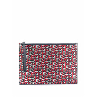 Kenzo Clutch com estampa de logo - Vermelho