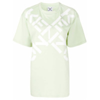 Kenzo double logo-print T-shirt - Verde