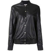 Kenzo Jaqueta bomber de couro - Preto