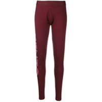 Kenzo Legging com estampa de logo - Vermelho