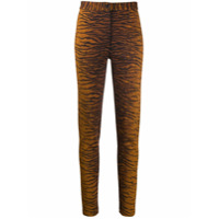 Kenzo Legging com estampa de tigre - Marrom