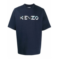 Kenzo logo shape T-shirt - Azul