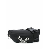 Kenzo mesh panelled logo belt bag - Preto