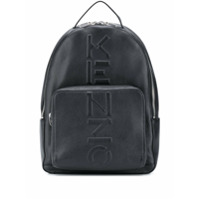 Kenzo Mochila com logo gravado - Preto