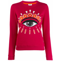 Kenzo Moletom com bordado - Vermelho