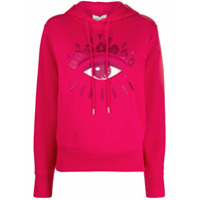 Kenzo Moletom com capuz e bordado - Rosa