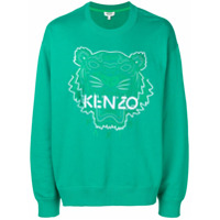Kenzo Moletom com logo - Verde