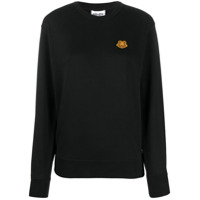 Kenzo Moletom com patch de tigre - Preto