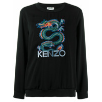 Kenzo Suéter com dragão bordado - Preto