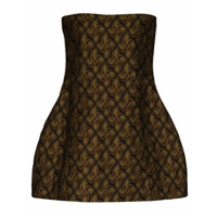 Khaite Vestido Ginger de jacquard - Preto