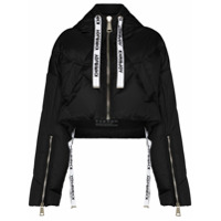 Khrisjoy Jaqueta matelassê cropped - Preto