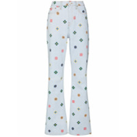 Kirin Calça flare jeans - Azul