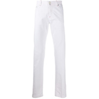 Kiton Calça jeans reta - Branco