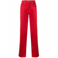 Kiton Calça jeans reta - Vermelho