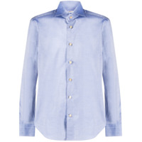 Kiton Camisa com abotoamento - Azul