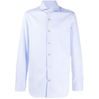 Kiton Camisa de algodão - Azul