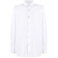 Kiton Camisa slim com botões - Branco