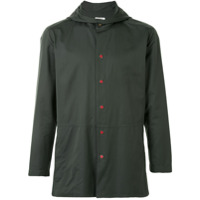 Kiton long-sleeve hooded shirt - Verde