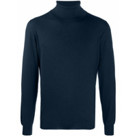 Kiton rollneck knit jumper - Azul