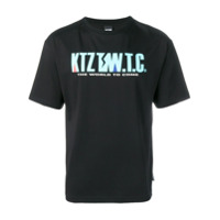KTZ mountain letter T-shirt - Preto
