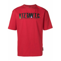KTZ mountain letter T-shirt - Vermelho