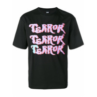 KTZ terror error printed T-shirt - Preto