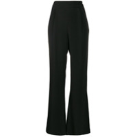 La Collection Calça pantalona de seda - Preto