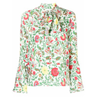 La Doublej Blusa de seda floral - Verde
