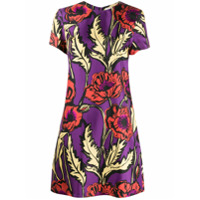 La Doublej Vestido com estampa - Azul