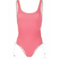 La Perla Maiô xadrez - Branco