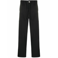 LANVIN Calça de lã com ajuste no cós - Azul