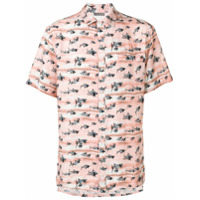 LANVIN Camisa com estampa de tubarão - Rosa