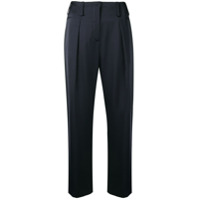 LANVIN cropped tailored trousers - Azul