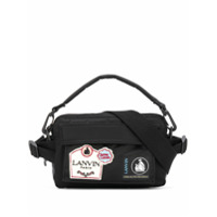 LANVIN Pochete com patch de logo - Preto