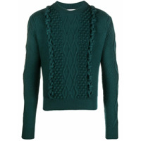 LANVIN Suéter decote careca de tricô - Verde
