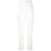 LAPOINTE faux leather trousers - Branco