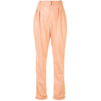 LAPOINTE faux leather trousers - Rosa