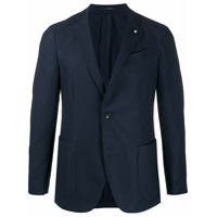 Lardini Blazer mangas longas - Azul