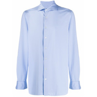 Lardini Camisa slim com listras - Azul